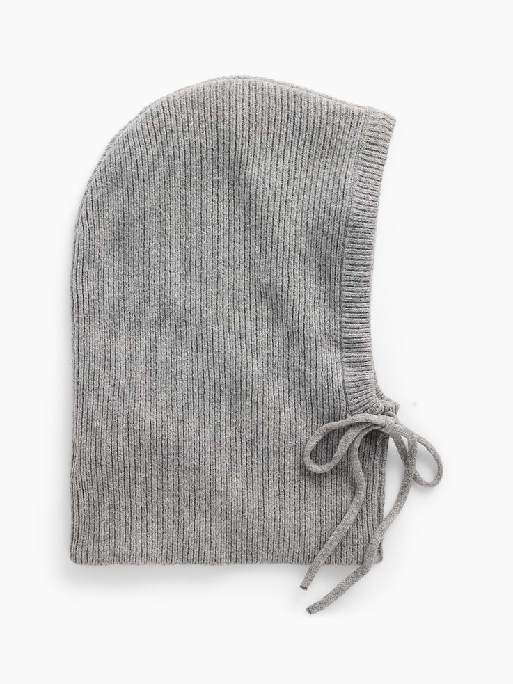 Image 1 of 2, Supersoft knit cotton-blend hood., Drawcords at front., Ribbed hem., This product was made in a factory that invests in gender equity and women’s empowerment through RISE. Learn more at gapinc.com/equity ., Product #1184690