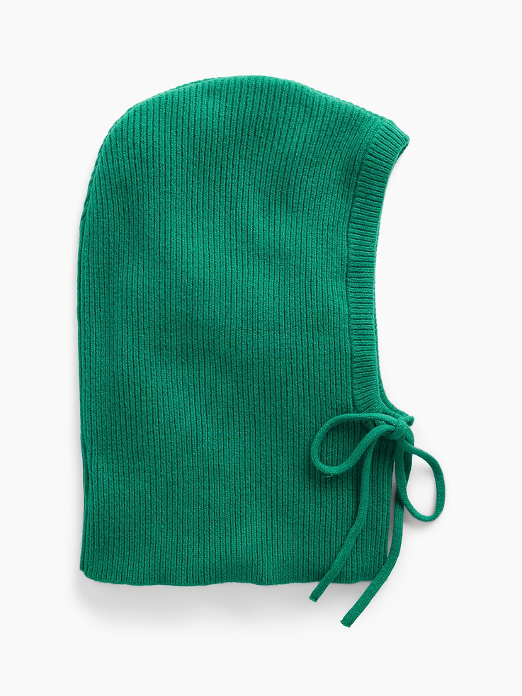 Image 1 of 2, Supersoft knit cotton-blend hood., Drawcords at front., Ribbed hem., This product was made in a factory that invests in gender equity and women’s empowerment through RISE. Learn more at gapinc.com/equity ., Product #1184690
