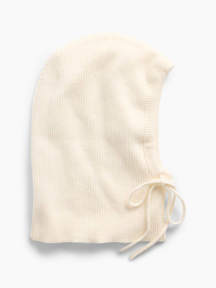 Image 1 of 2, Supersoft knit cotton-blend hood., Drawcords at front., Ribbed hem., This product was made in a factory that invests in gender equity and women’s empowerment through RISE. Learn more at gapinc.com/equity ., Product #1184690