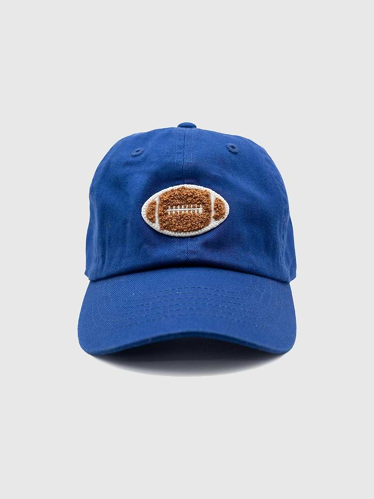 Image 2 of 2, Rey to Z Kids and Toddler Terry Football Hat
