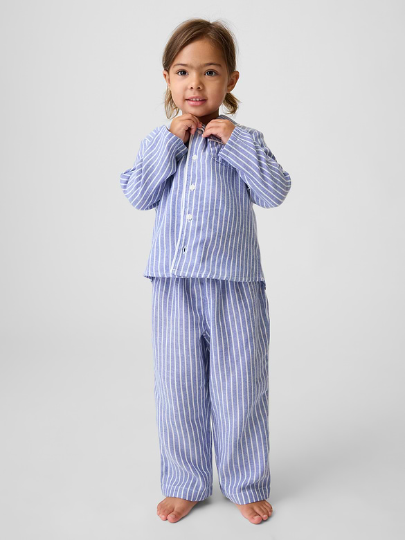 Baby & Toddler Recycled Flannel PJ Set