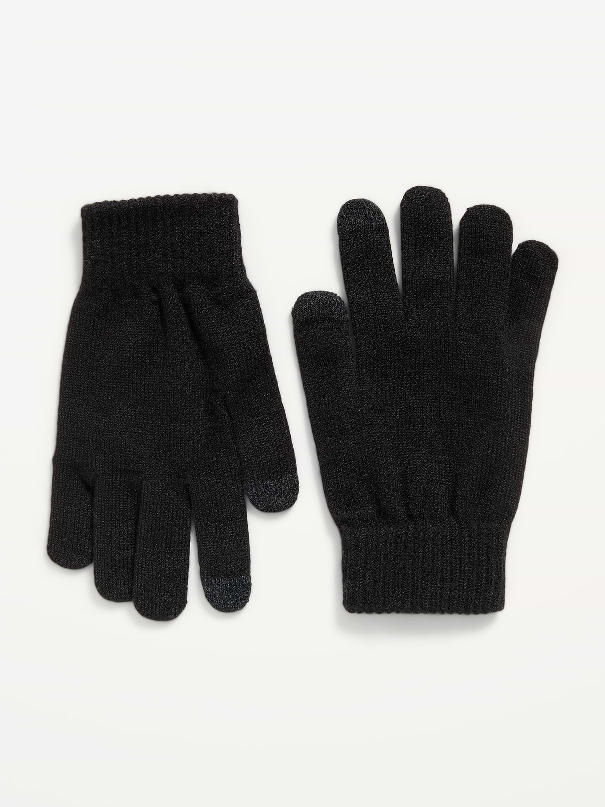 Image 1 of 1, rib-knit cuffs, touchscreen-compatible fingertips for easy texting, Product #1184036