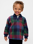 Image 1 of 3, pointed collar, quarter zip, long sleeves, drop shoulders, Product #1184227