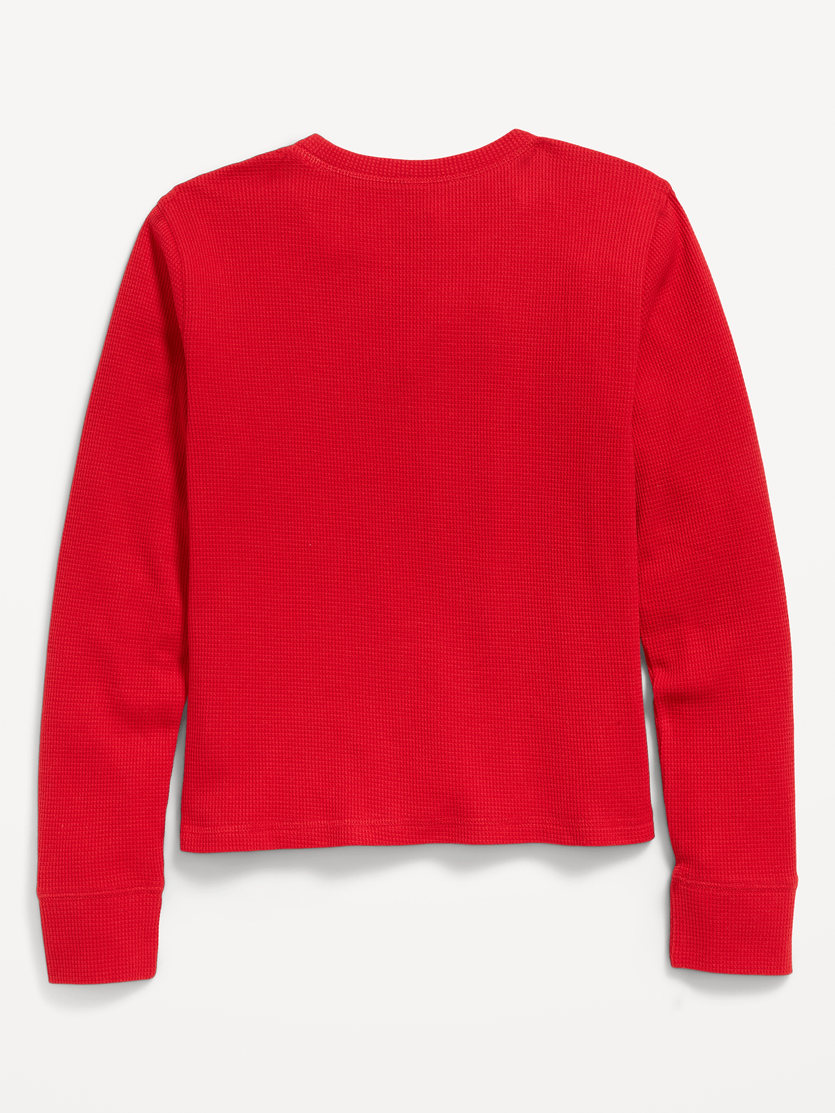 Image 2 of 2, Long-Sleeve Logo Graphic Waffle-Knit T-Shirt for Girls