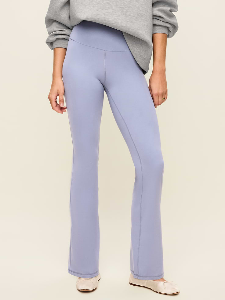 Image 1 of 11, Make your moves in Old Navy Sport's StudioSmooth: A buttery soft, breathable fabric with a barely there feel., pull-on waistband, flare leg, Product #861915