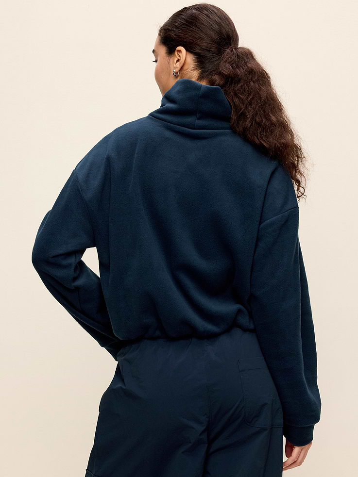 Image 6 of 7, Performance Fleece Funnel Neck Pullover