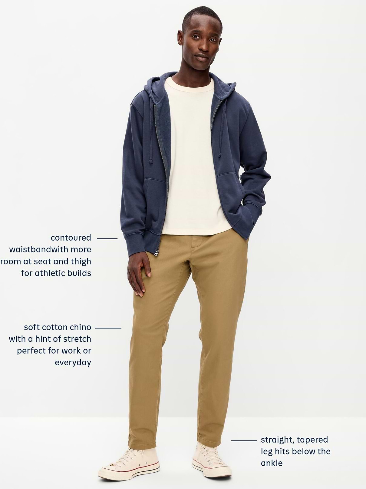 Image 2 of 2, Athletic Taper Rotation Chino Pants