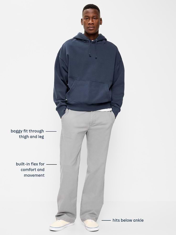 Image 5 of 6, Baggy Built-In Flex Rotation Chino Pants