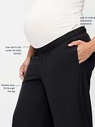Image 3 of 3, Maternity Wide-Leg Billie Trouser