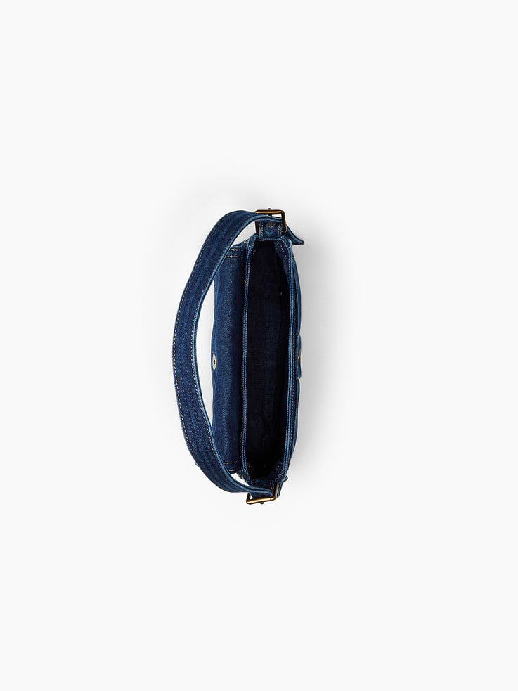 Image 7 of 8, Denim Envelope Bag