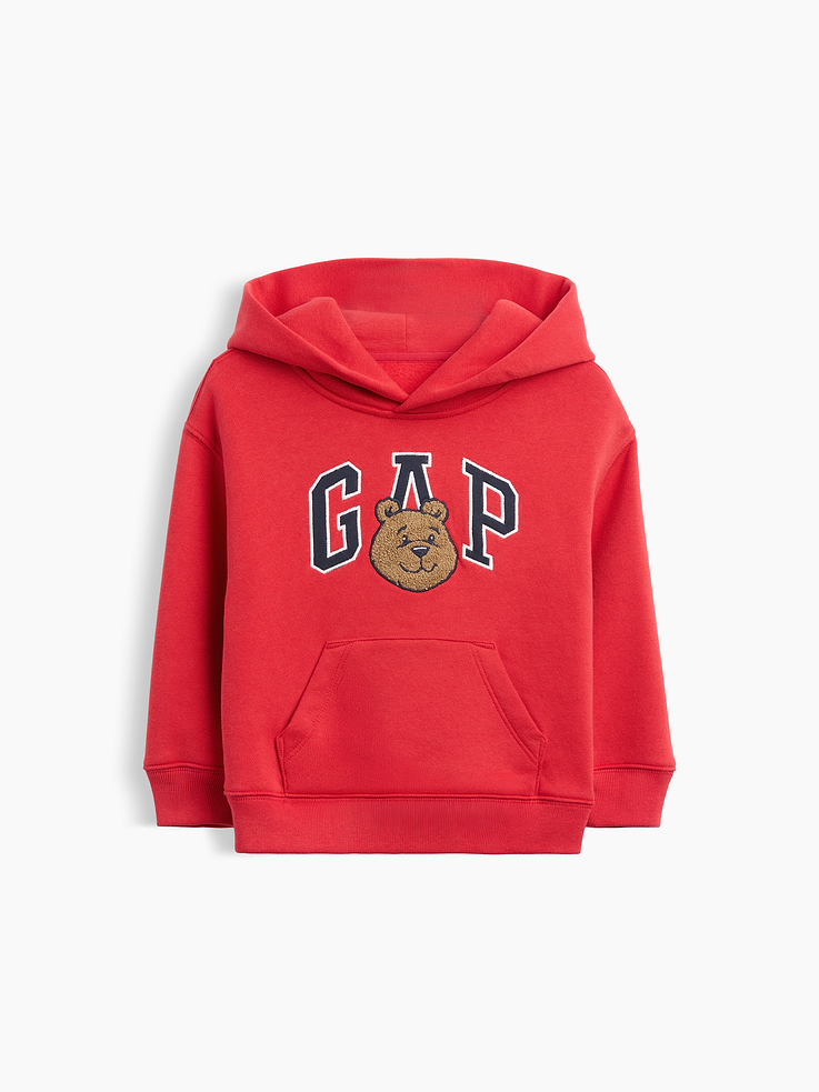 Image 2 of 4, Baby & Toddler VintageSoft Brannan Bear Logo Hoodie