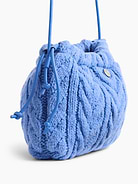 Image 5 of 6, CashSoft Cable-Knit Pouchette