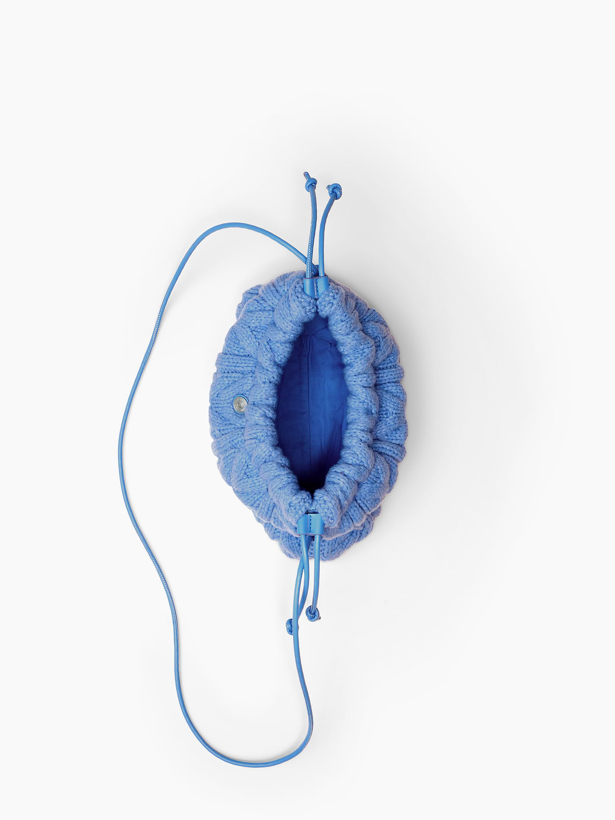 Image 6 of 6, CashSoft Cable-Knit Pouchette