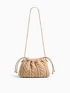 Image 4 of 6, CashSoft Cable-Knit Pouchette