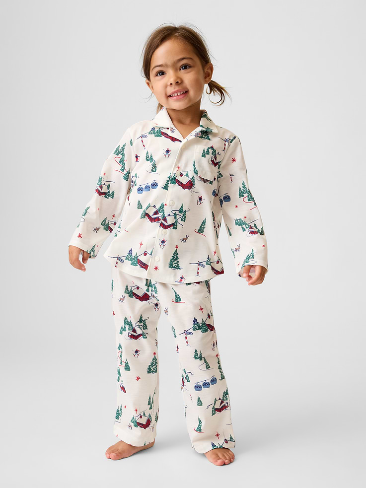 Image 3 of 3, Baby & Toddler Recycled PJ Set