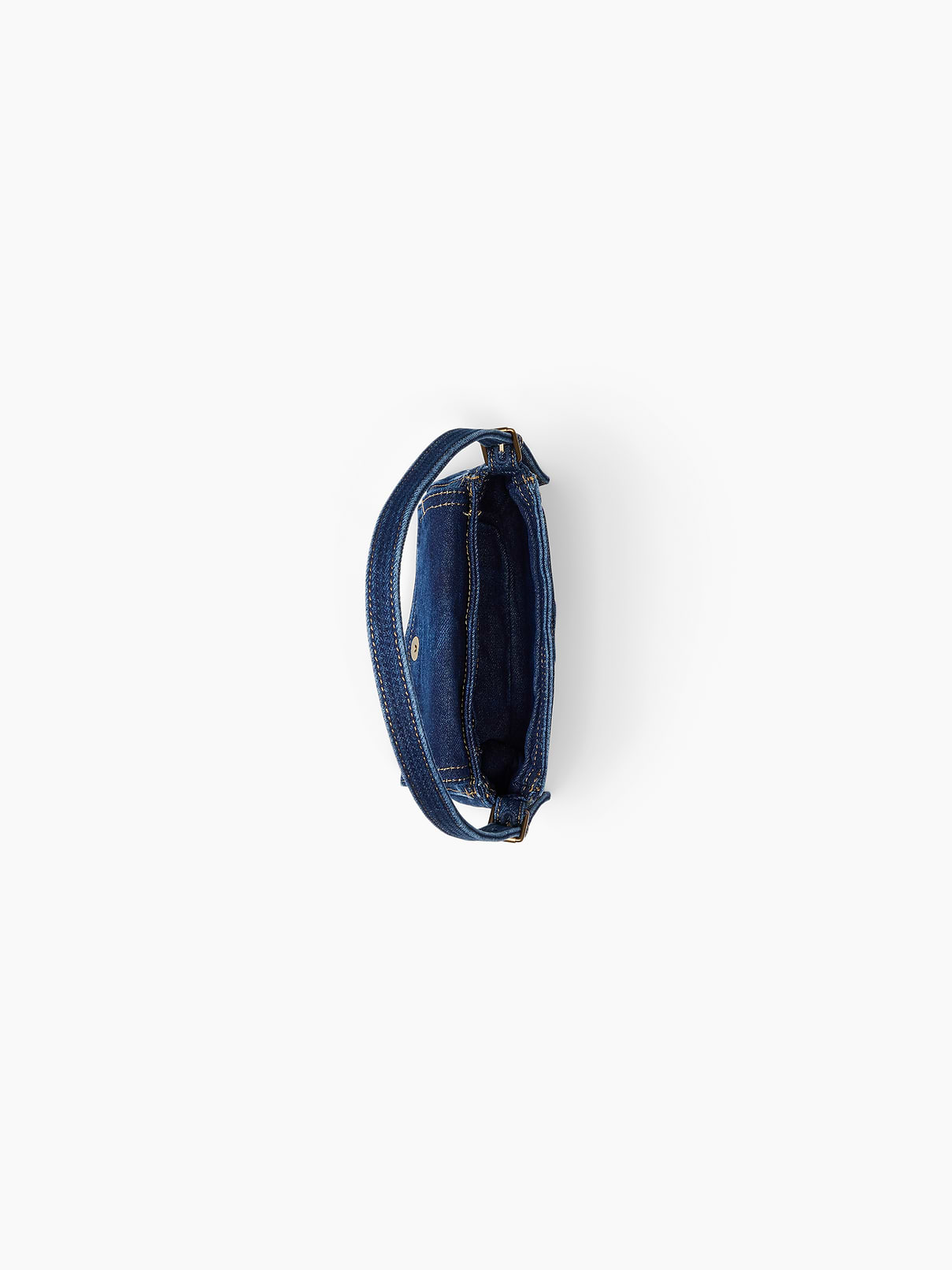 Image 7 of 8, Mini Denim Envelope Bag