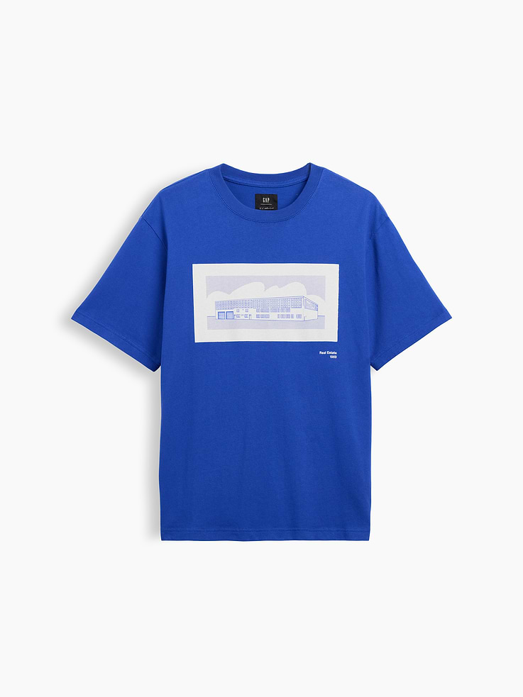 Image 8 of 9, Gap | Lichtenstein | Whitney | Real Estate Graphic T-Shirt