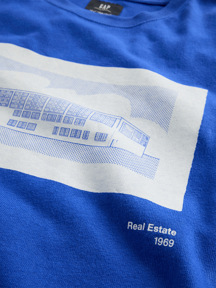 Image 7 of 9, Gap | Lichtenstein | Whitney | Real Estate Graphic T-Shirt
