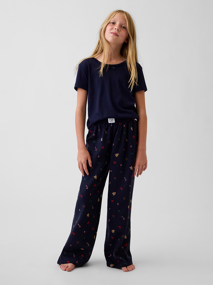 Image 4 of 5, Kids Recycled Flannel PJ Pants