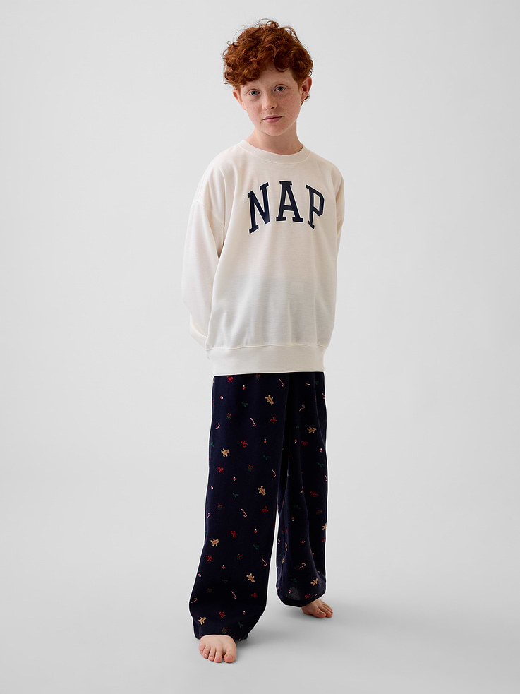 Image 3 of 5, Kids Recycled Flannel PJ Pants