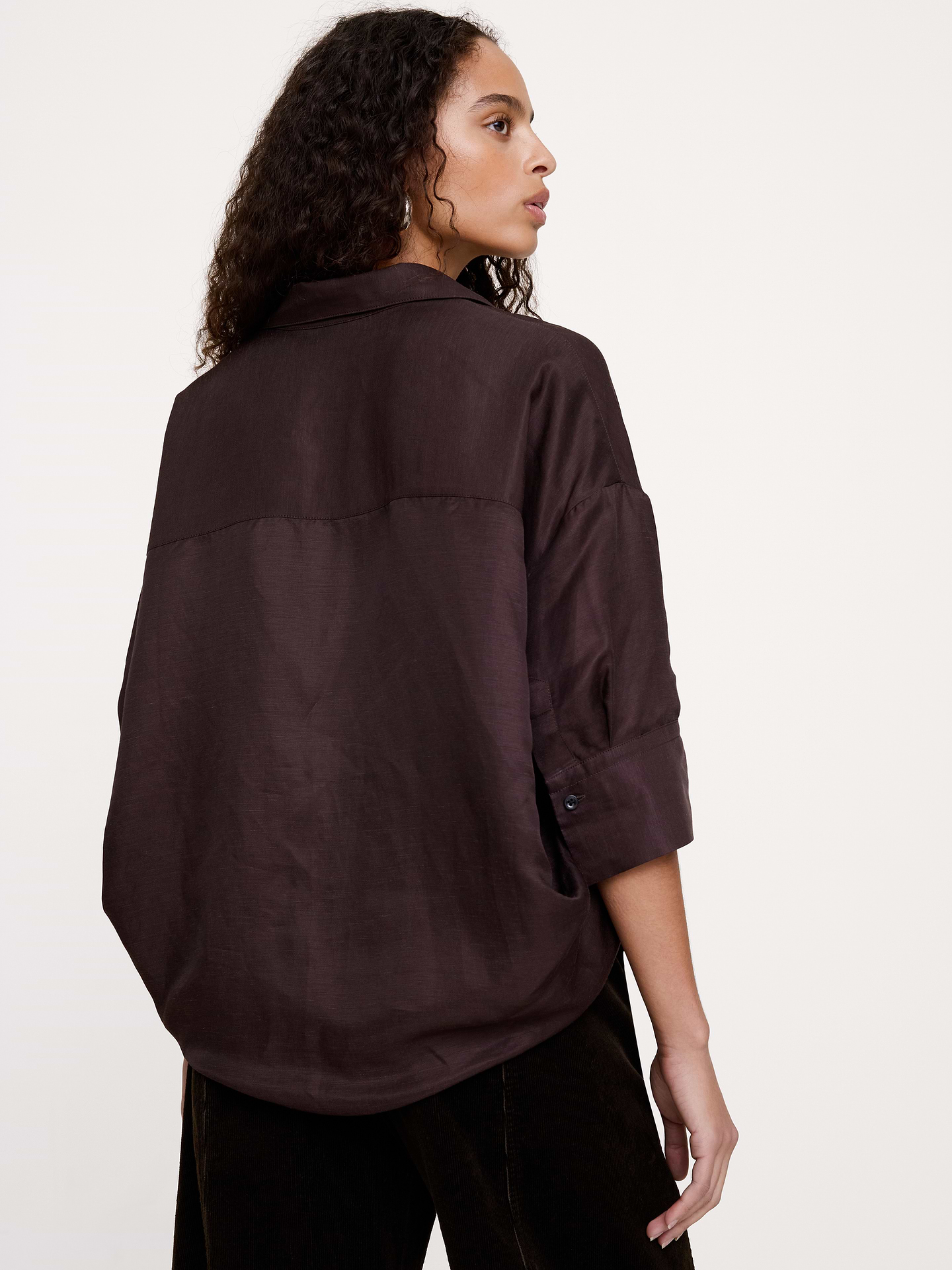 Image 4 of 5, Twill Popover Shirt