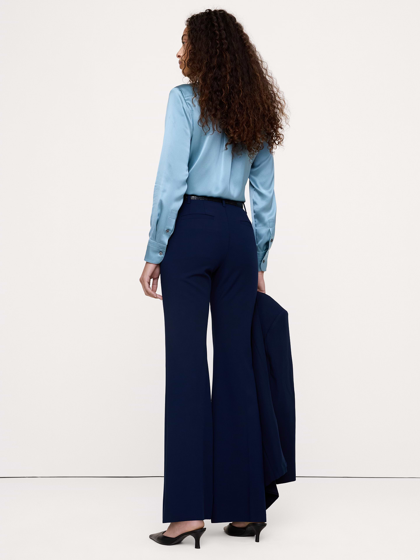 Image 2 of 8, High-Rise Modern Flare City Stretch Pant