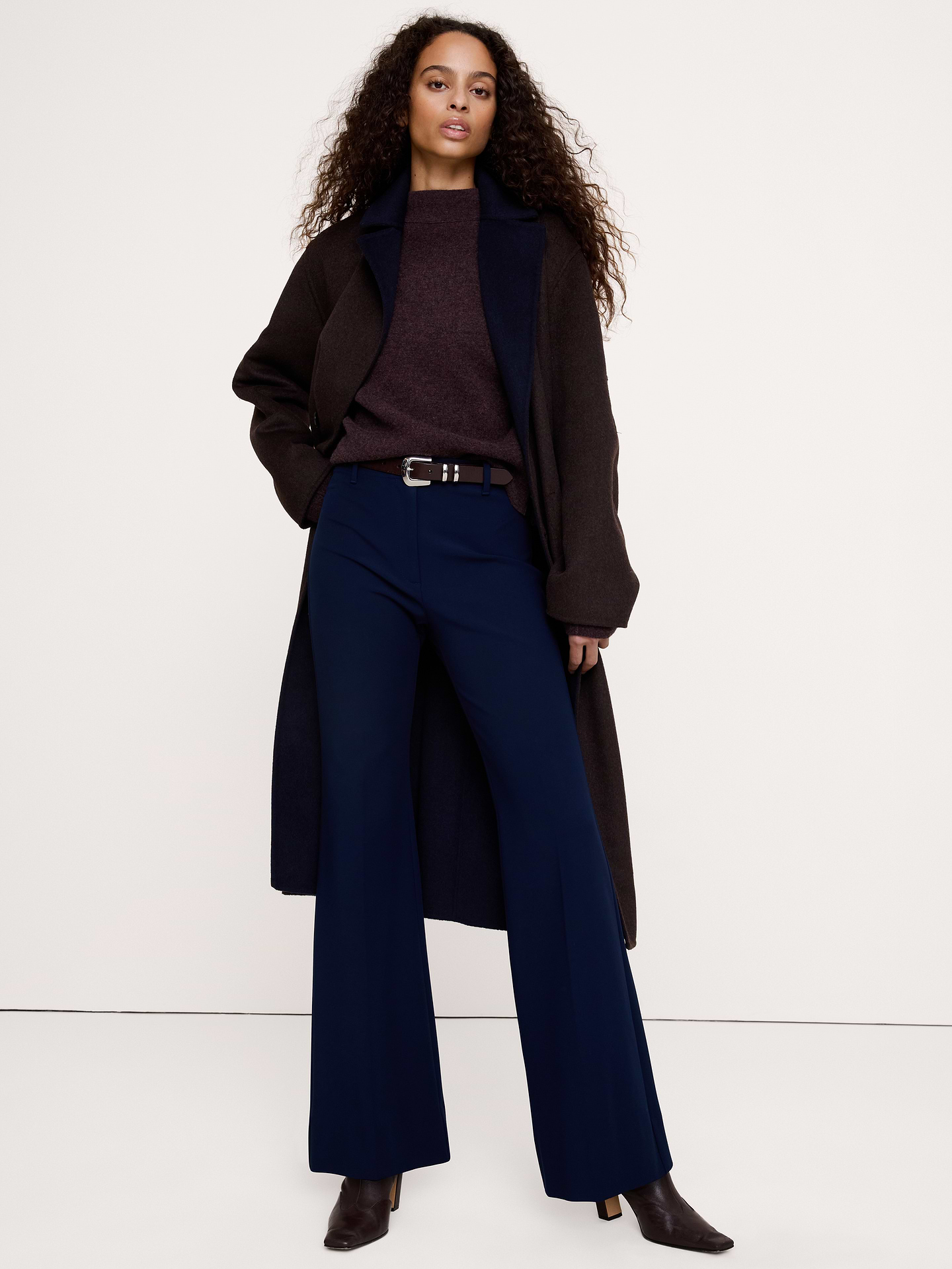 Image 5 of 8, High-Rise Modern Flare City Stretch Pant