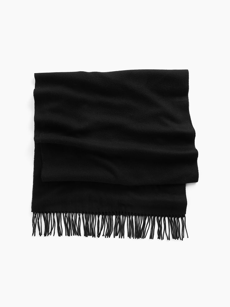 Image 1 of 3, Soft wool-blend scarf., Fringed ends., Product #1185718