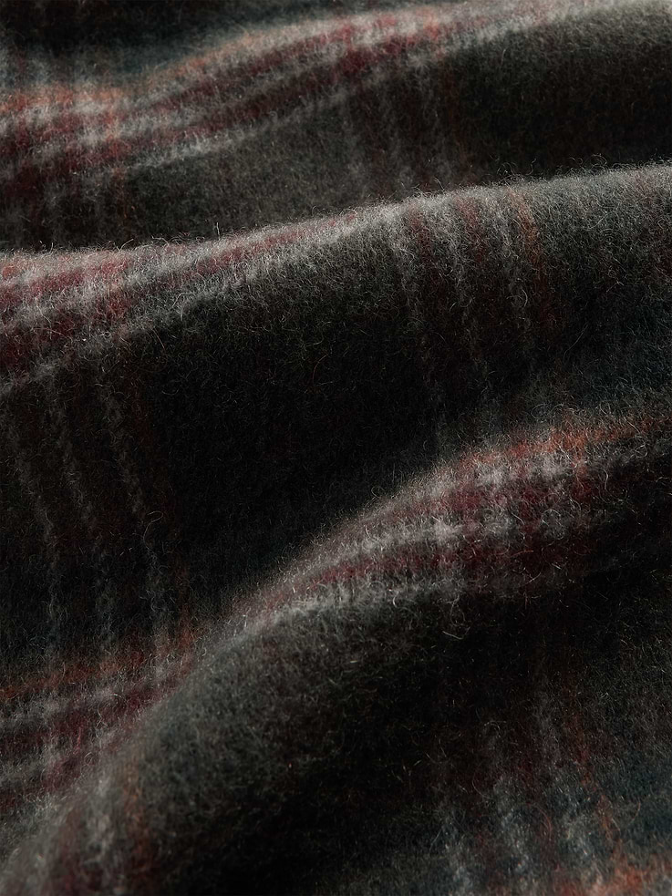 Image 3 of 3, Wool-Blend Fringe Scarf