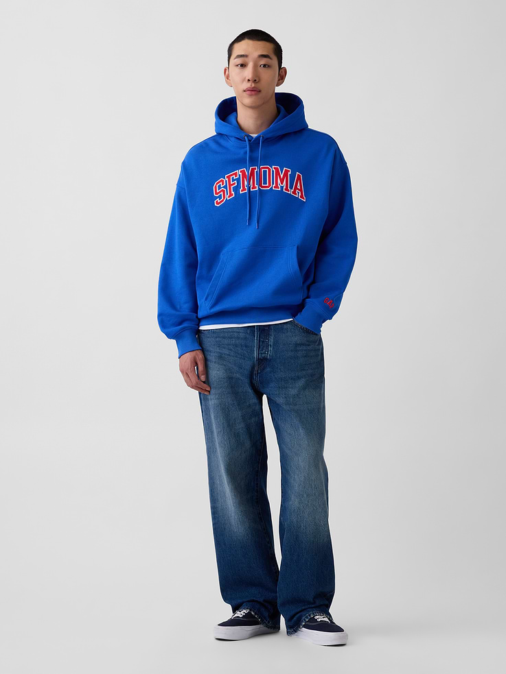 Image 3 of 9, Gap | SFMOMA Heavyweight Hoodie