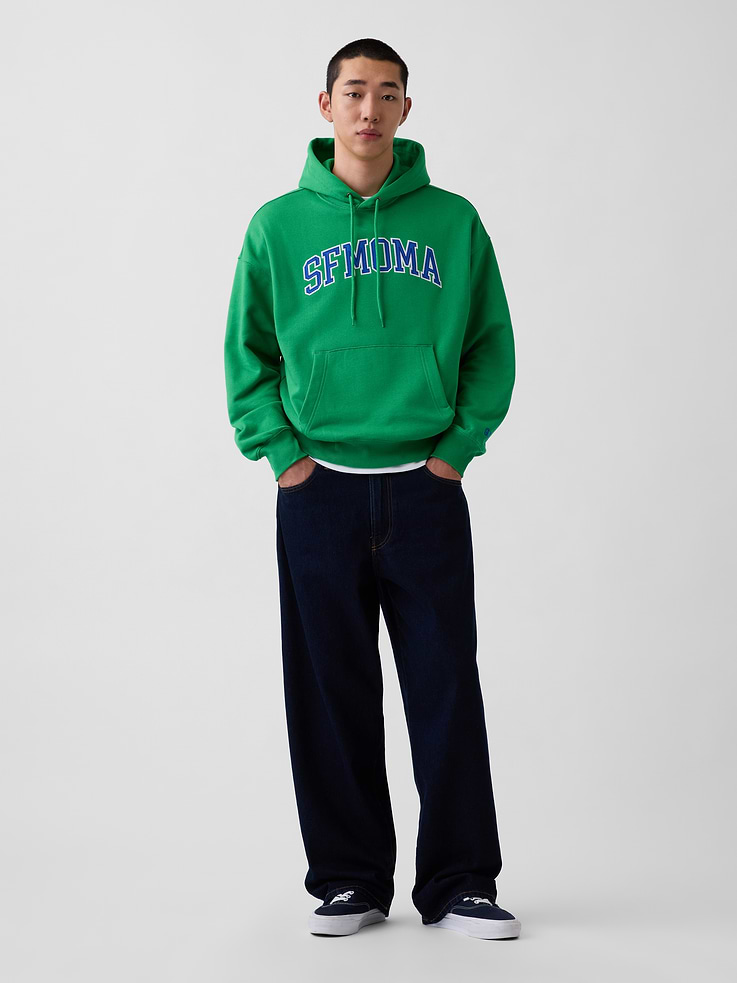Image 3 of 9, Gap | SFMOMA Heavyweight Hoodie