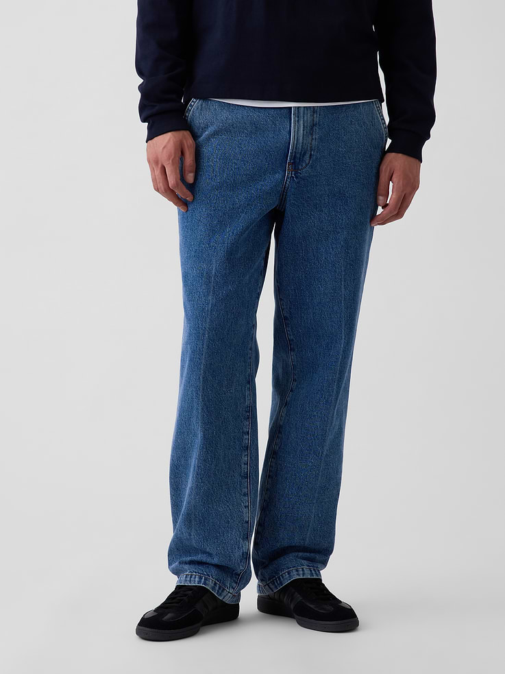 Image 2 of 7, Relaxed Straight Trouser Jeans