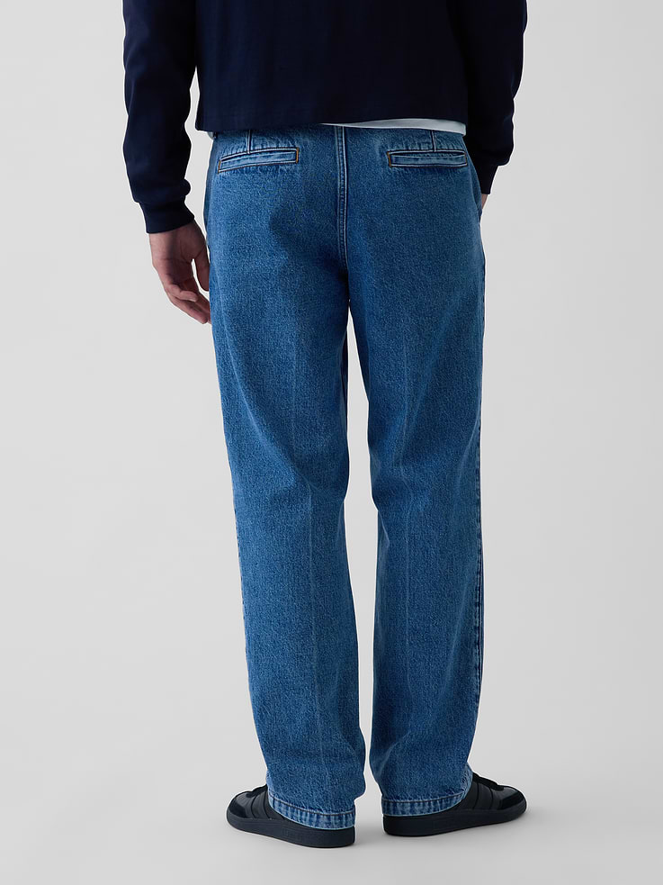 Image 4 of 7, Relaxed Straight Trouser Jeans