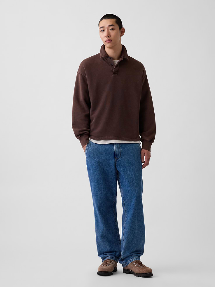 Image 5 of 7, Relaxed Straight Trouser Jeans