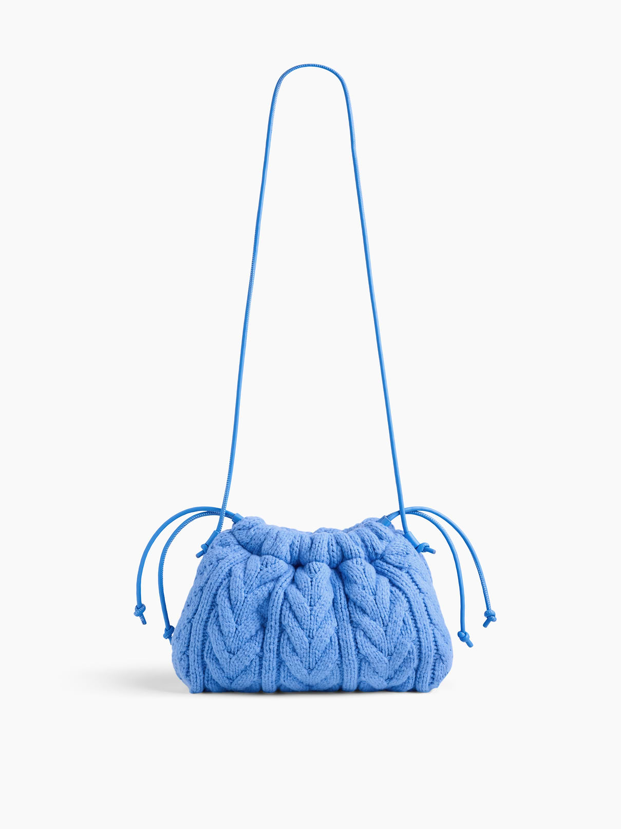 Image 4 of 6, CashSoft Cable-Knit Pouchette