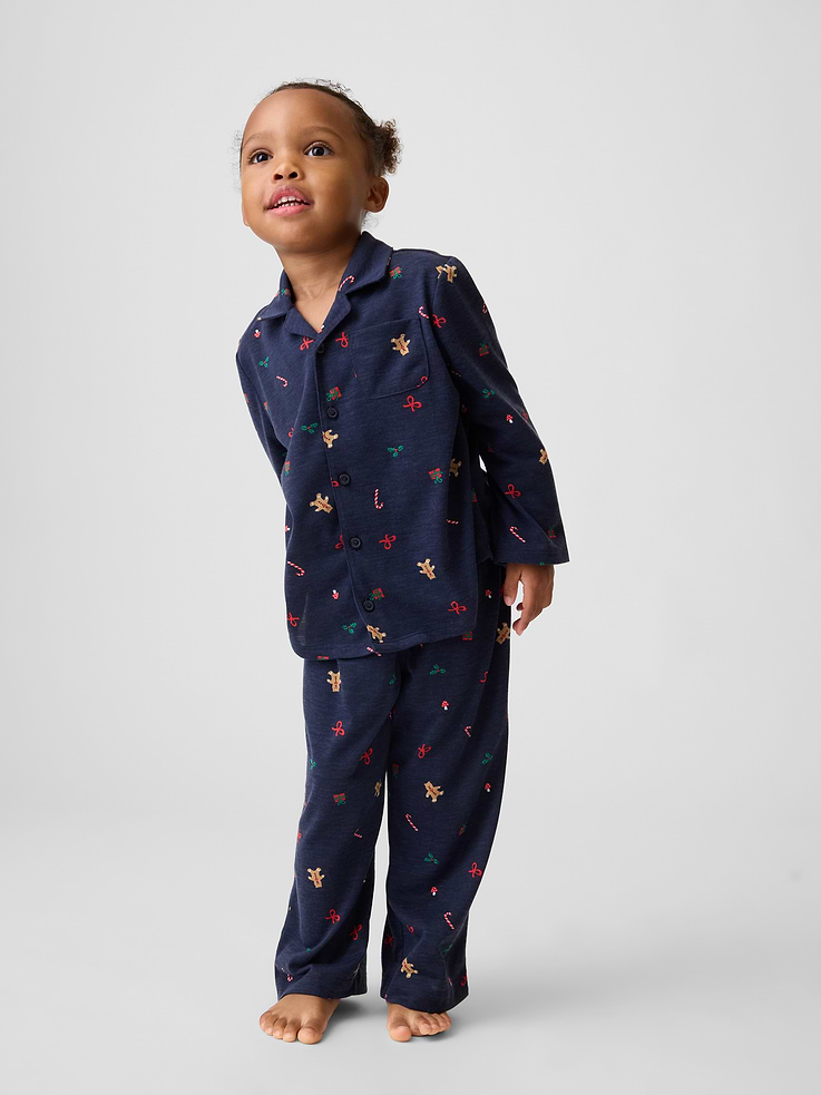 Image 3 of 3, Baby & Toddler Recycled PJ Set