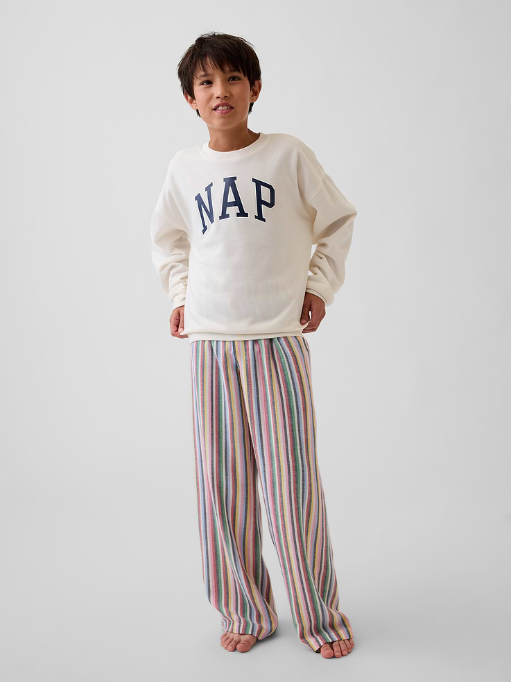 Image 3 of 5, Kids Recycled Flannel PJ Pants
