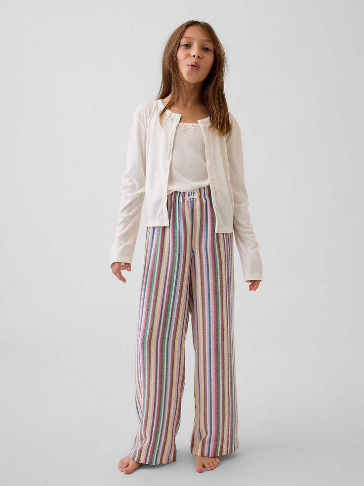 Image 4 of 5, Kids Recycled Flannel PJ Pants