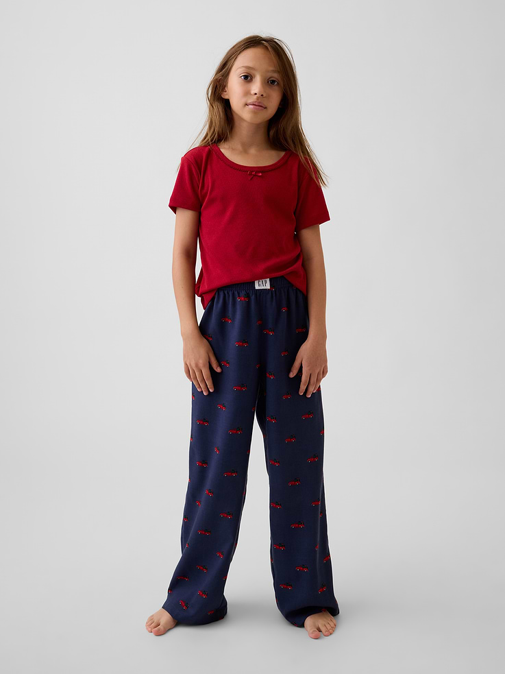 Image 3 of 3, Kids Recycled Flannel PJ Pants