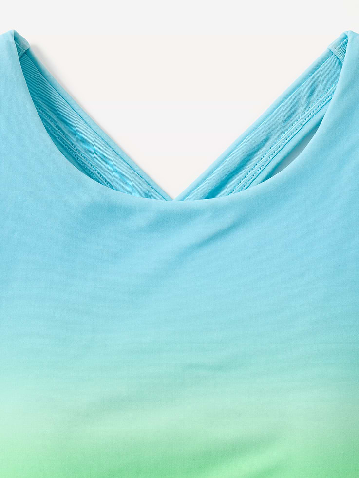 Image 3 of 4, Athleta Girl High Neck Ombre Bikini Top