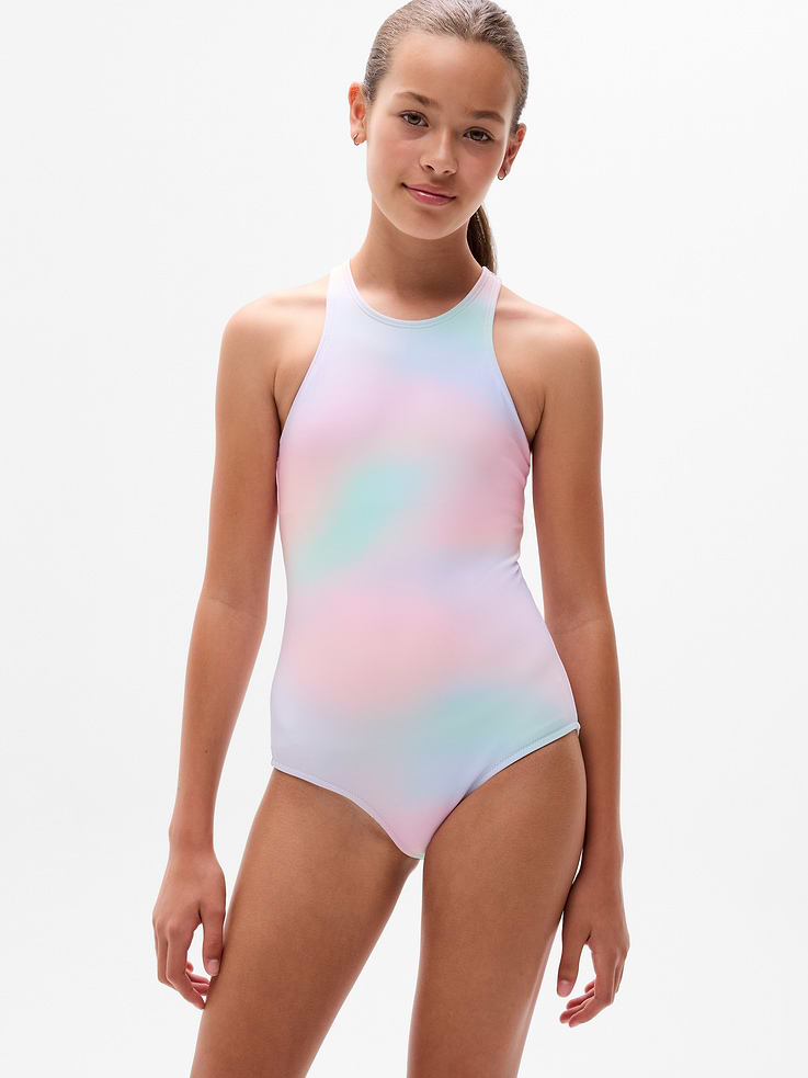 Image 4 of 4, Athleta Girl High Neck One Piece