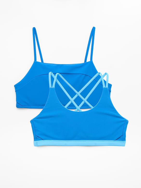 Athleta Girl Reversible Strappy Bikini Top