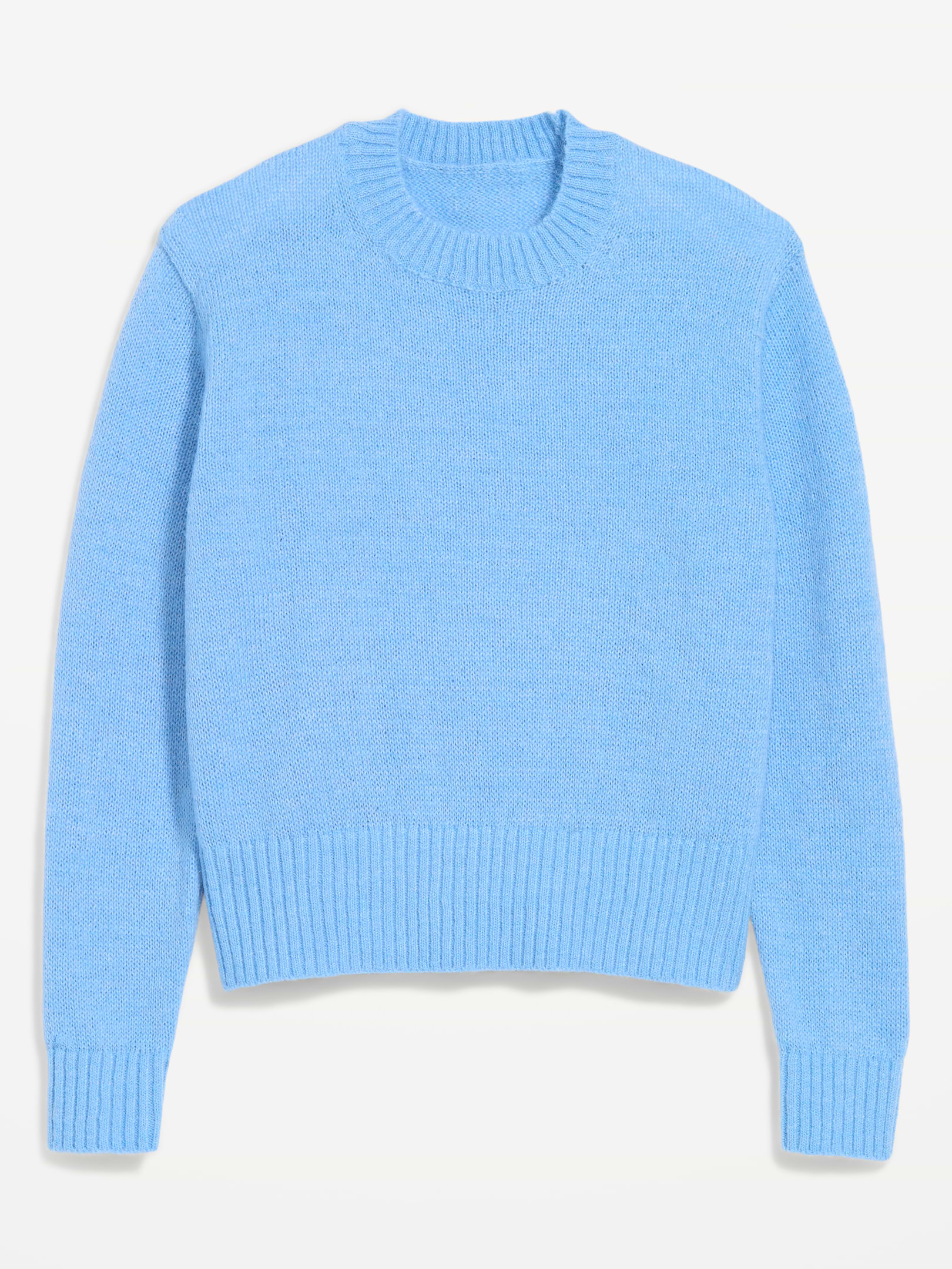 Image 1 of 3, crew neck, long sleeves, rib-knit hem and cuffs, Product #1182260