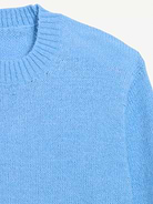Image 3 of 3, Shrunken Cozy Crew-Neck Sweater