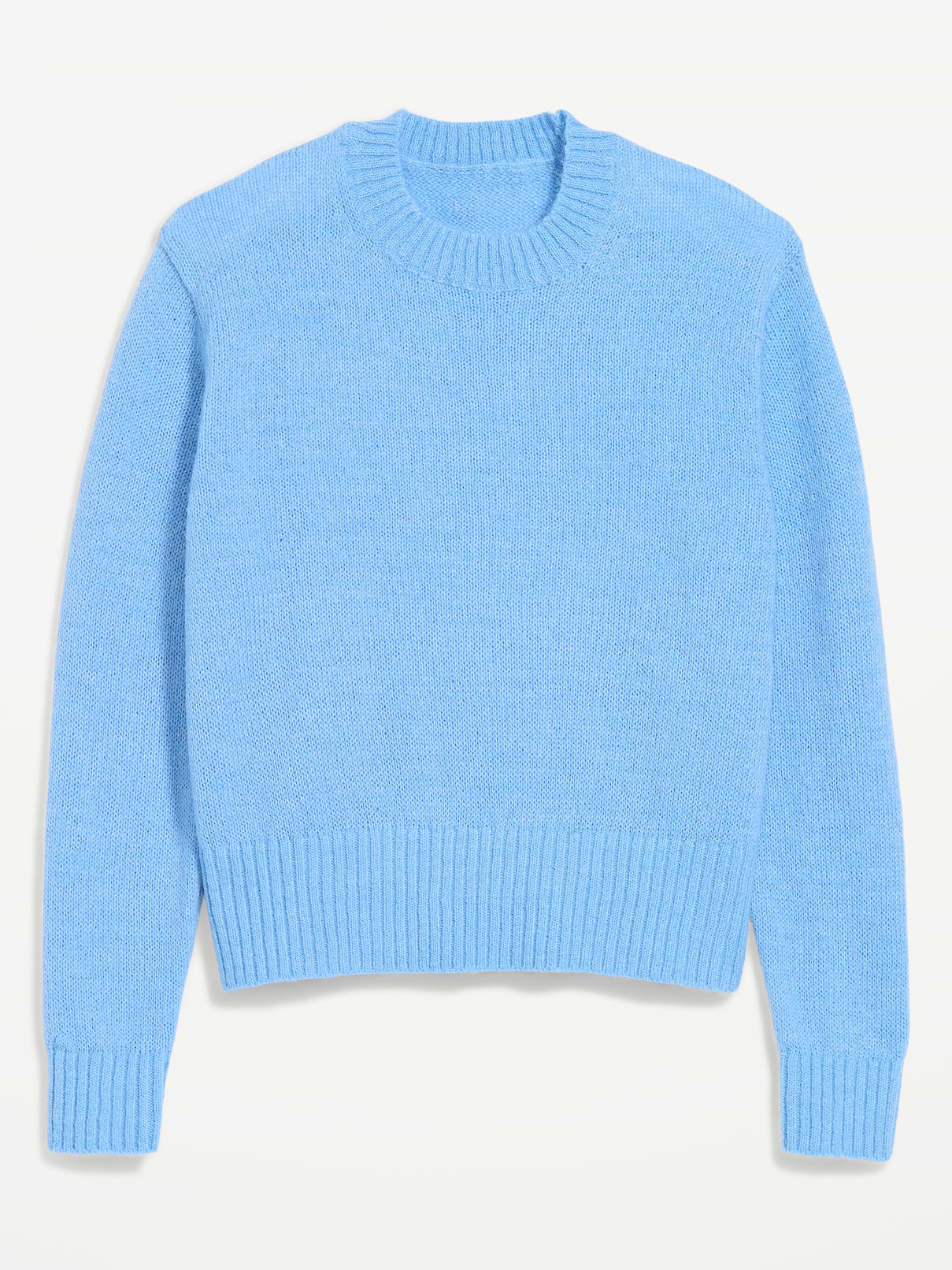 Image 2 of 3, Shrunken Cozy Crew-Neck Sweater