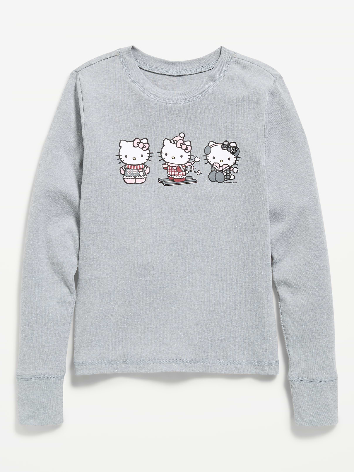 Image 1 of 2, crew neck, long sleeves, licensed graphic, © 2026 SANRIO CO. LTD. Used Under License., Product #1182413
