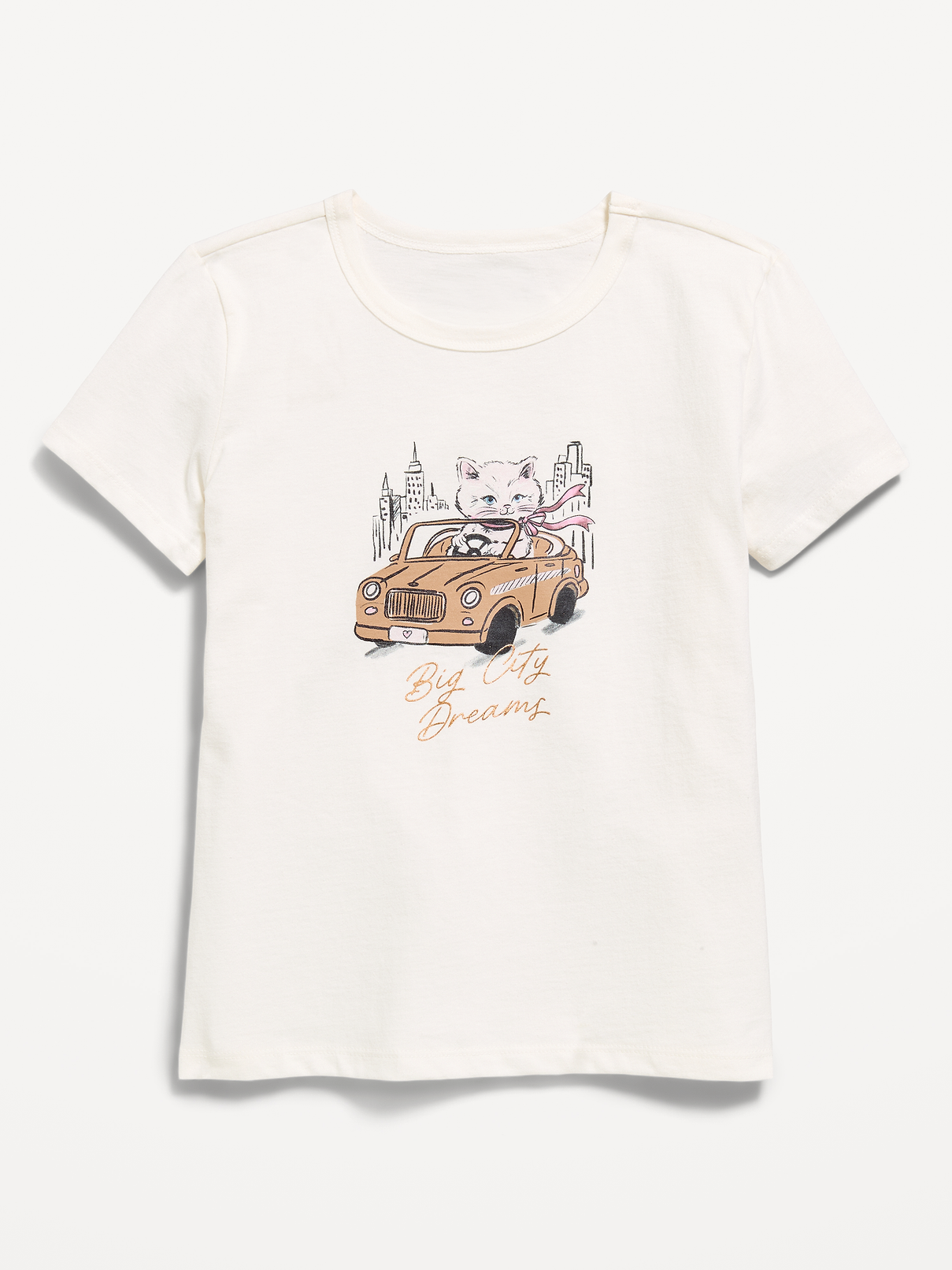 Image 1 of 1, crew neck, short sleeves, graphic at front, Product #1182398