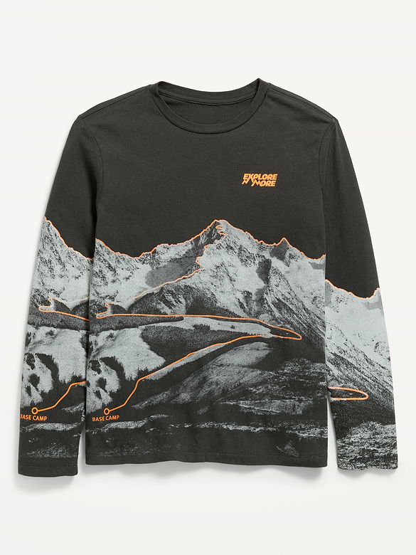 Long-Sleeve Graphic T-Shirt for Boys
