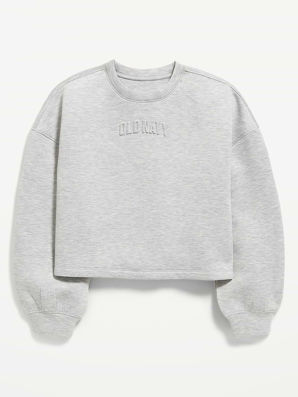 Bounce Fleece Logo Graphic Sweatshirt for Girls