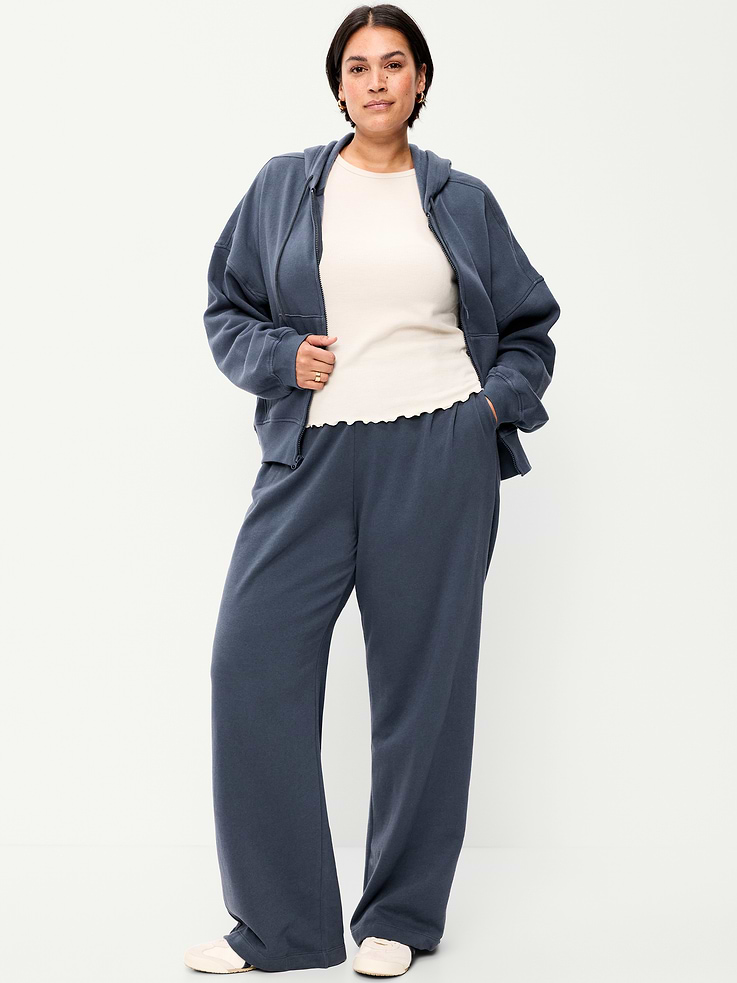 Image 6 of 7, High-Waisted SoComfy Wide-Leg Sweatpants